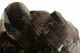 Dark Smoky Quartz Crystal Cluster - Brazil #84848-2